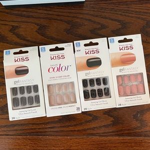 Lot of 4 Kiss Nail Sets
